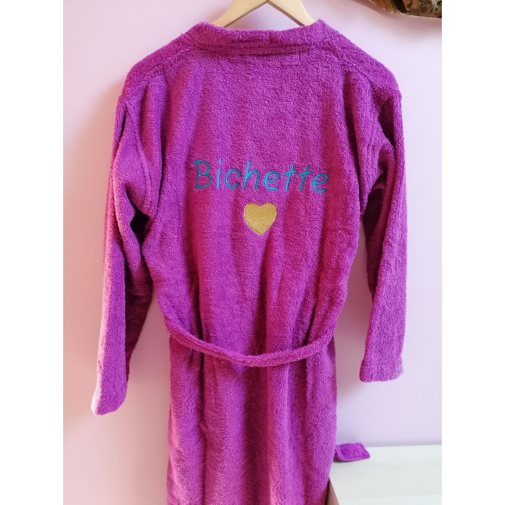 Peignoir ENFANT (BLANC, 1/2 Ans)