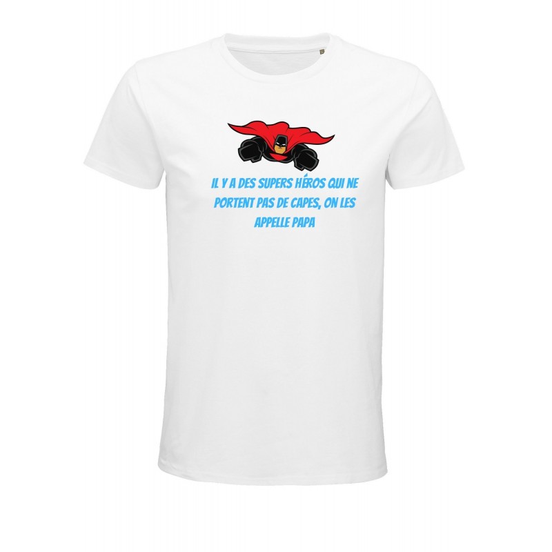 T-shirt Papa super héro (S)