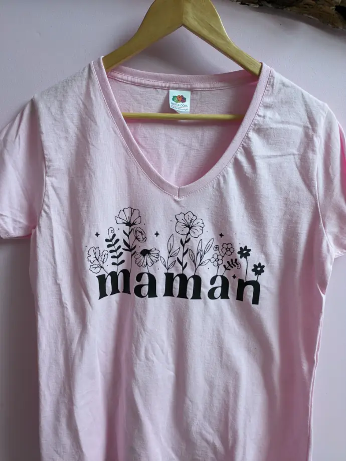 T-shirt Maman (BLANC, XS)