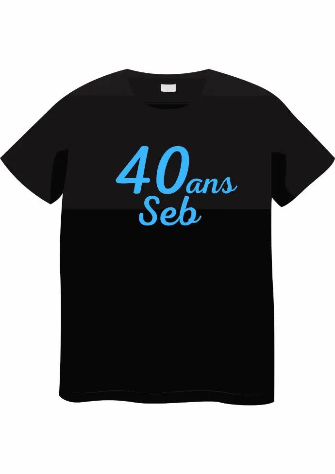 T-shirt anniversaire