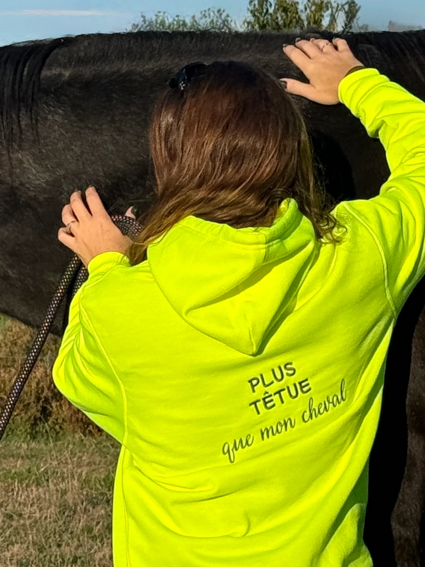 Sweat Fluo équitation