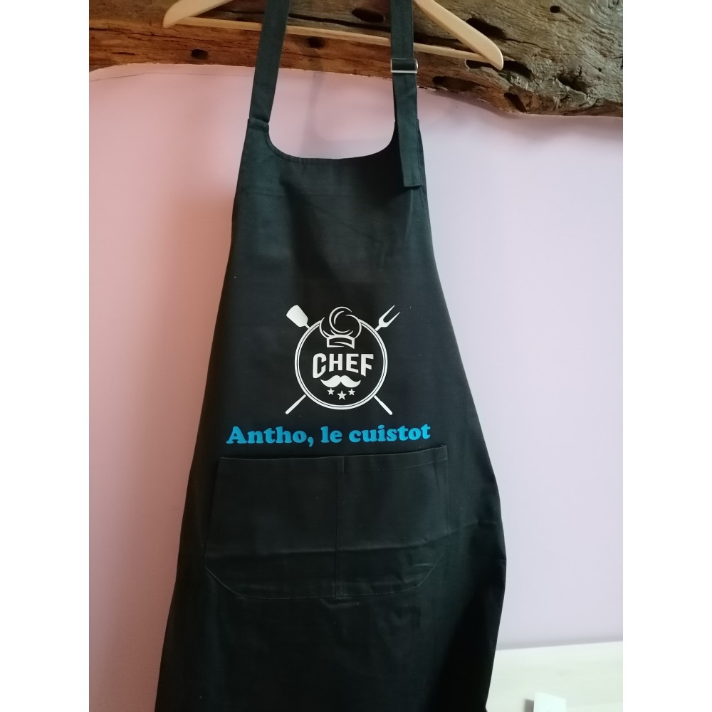 Tablier personnalisé (BLEU CLAIR)